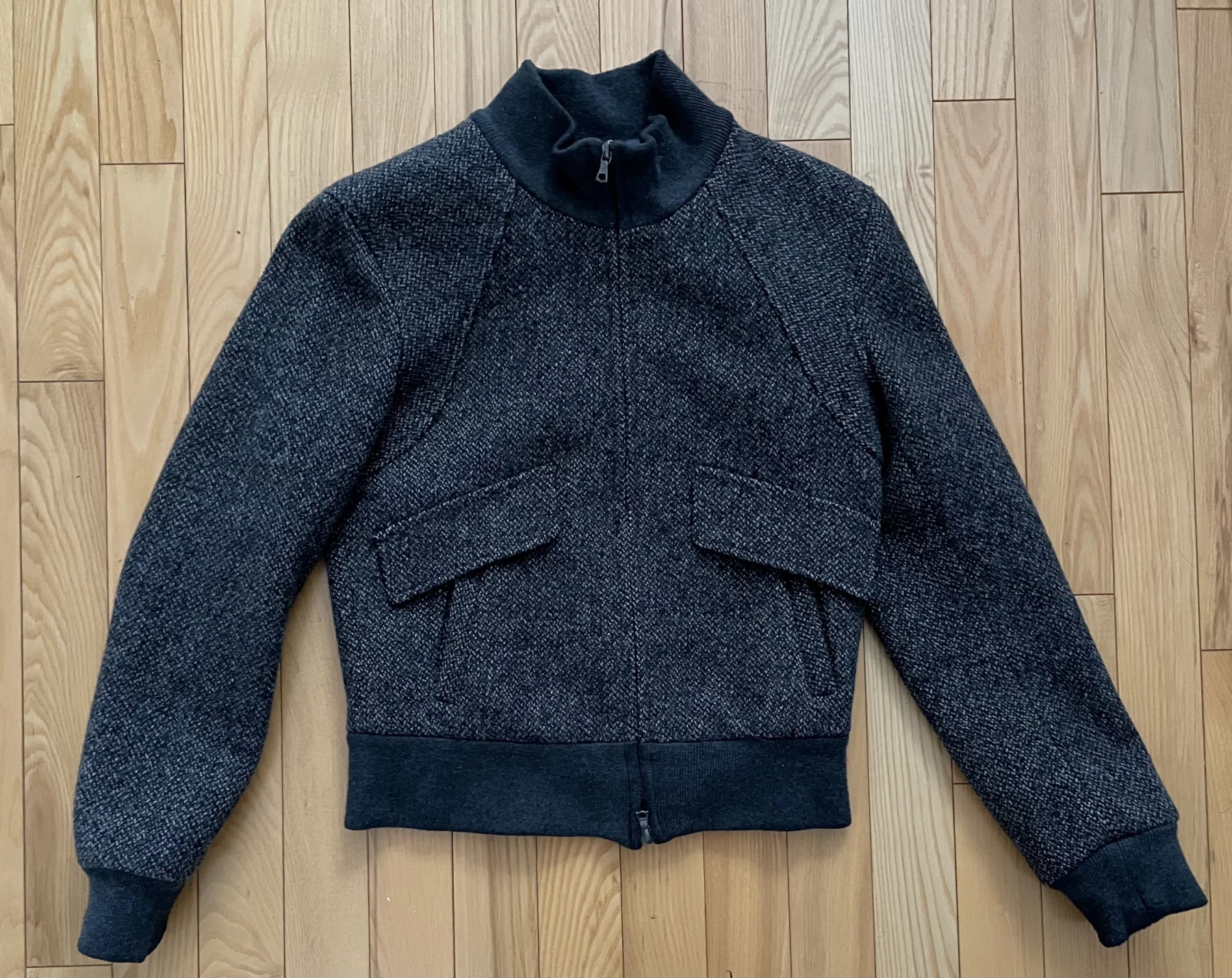 M0851 manteau mi-saison en laine XXS M0851 seconde main