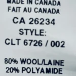 Thumbnail for M0851 mid-season wool coat, XXS