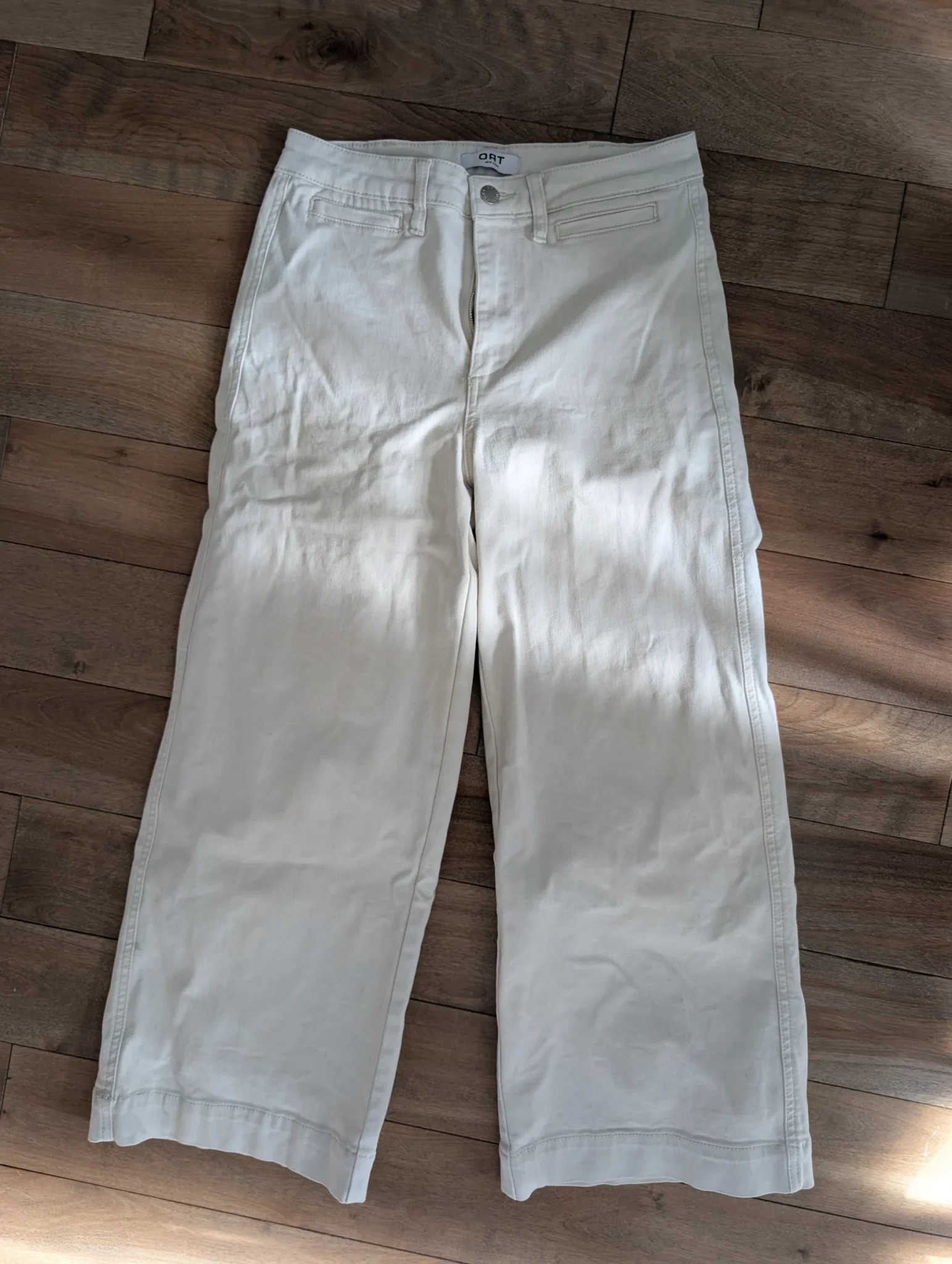 Featured image for Oat beige trousers