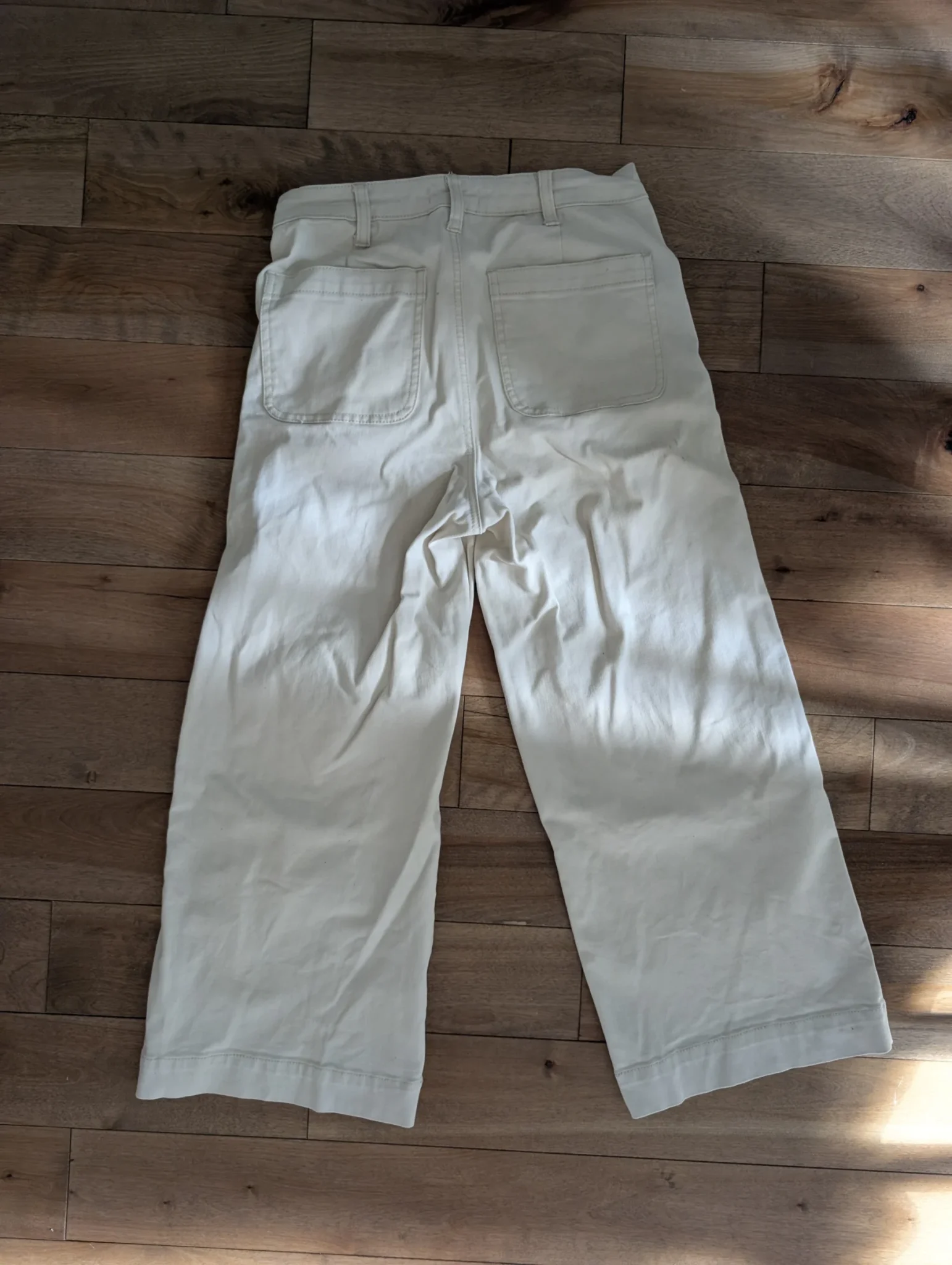 Image for Oat beige trousers