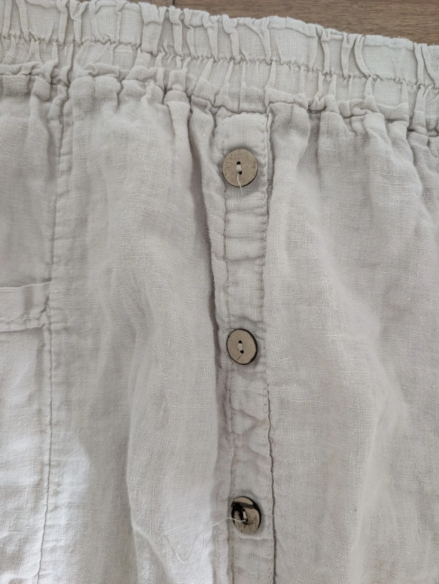 Image for Long linen skirt