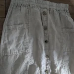 Thumbnail for Long linen skirt