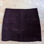Featured thumbnail for Short velour skirt