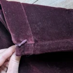 Thumbnail for Short velour skirt