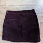 Thumbnail for Short velour skirt