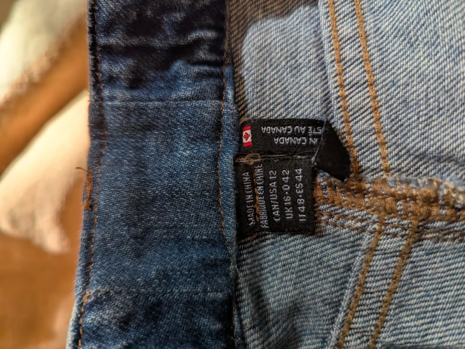 Image for Denim skirt made in Canada