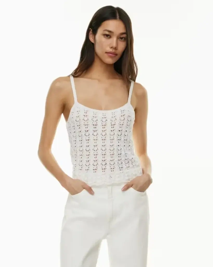 Camisole en maille Aritzia seconde main