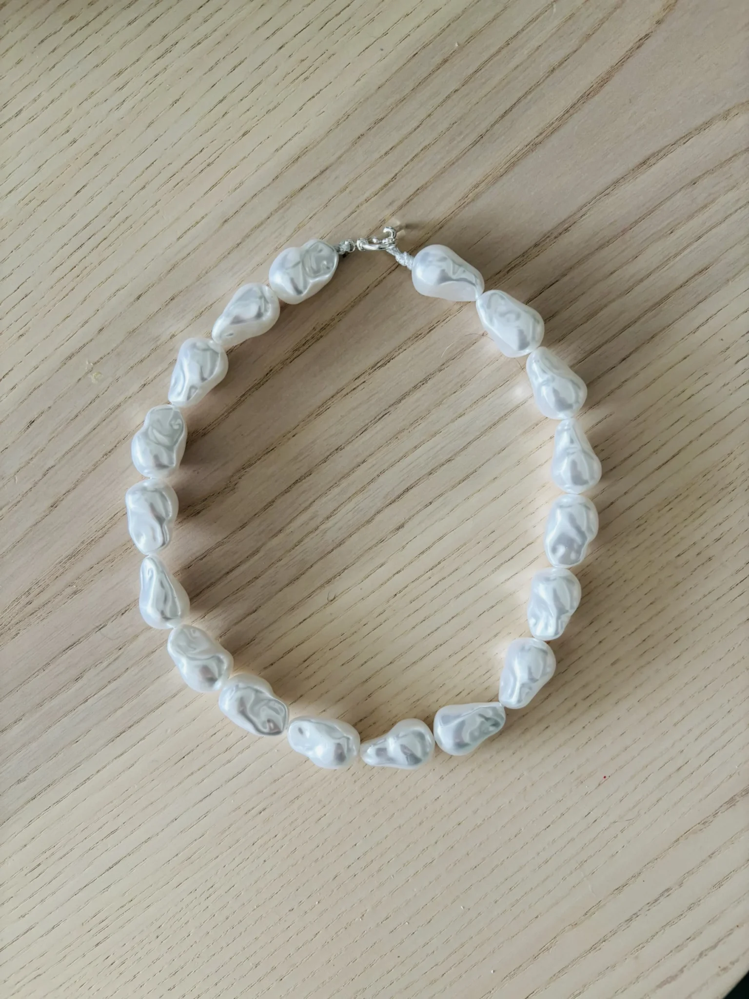 Image for Baroque-style pearl necklace - Pearl necklace