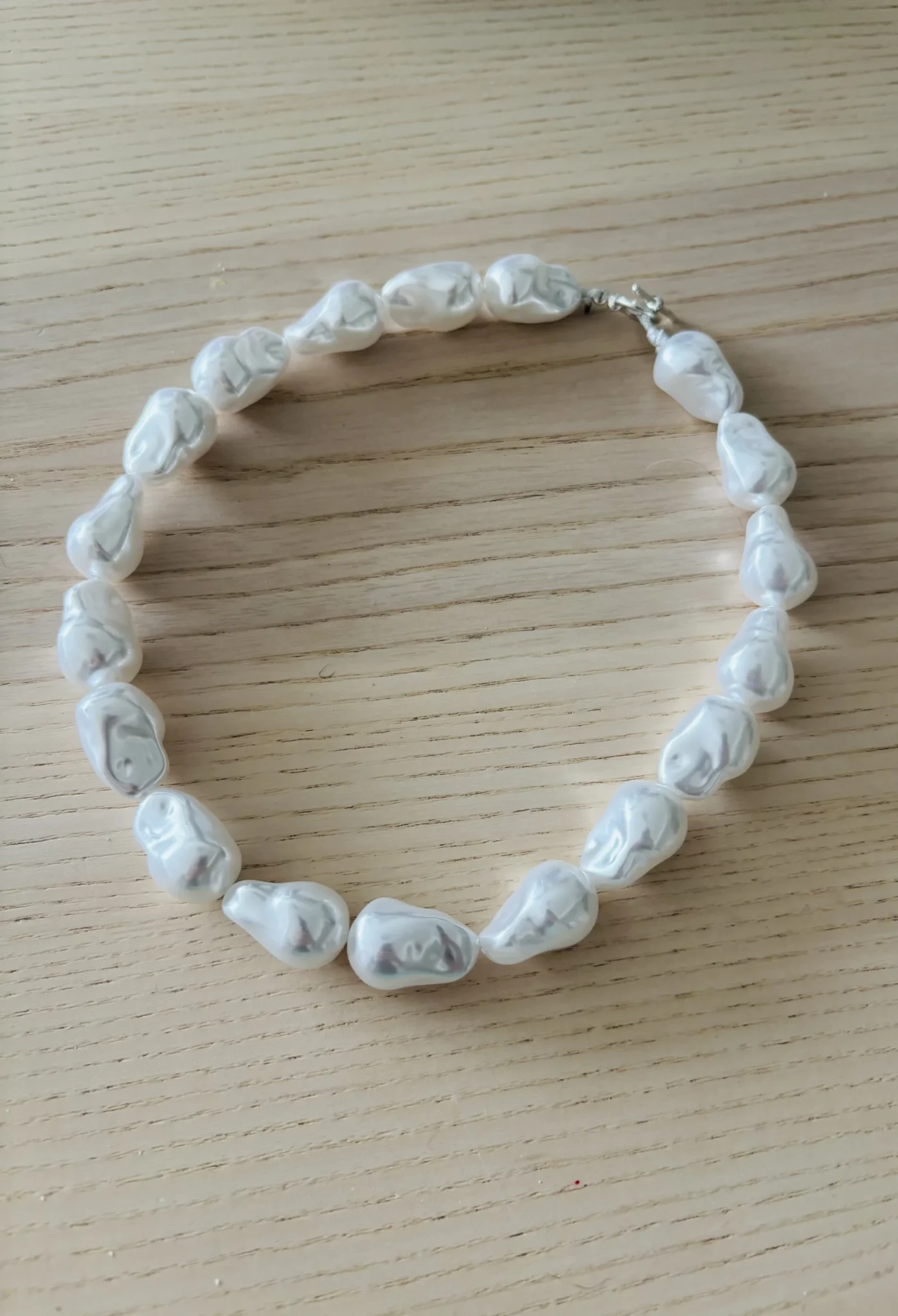 Image for Baroque-style pearl necklace - Pearl necklace