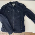 Featured thumbnail for Black denim coat