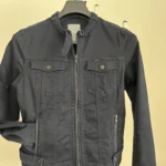 Thumbnail for Black denim coat