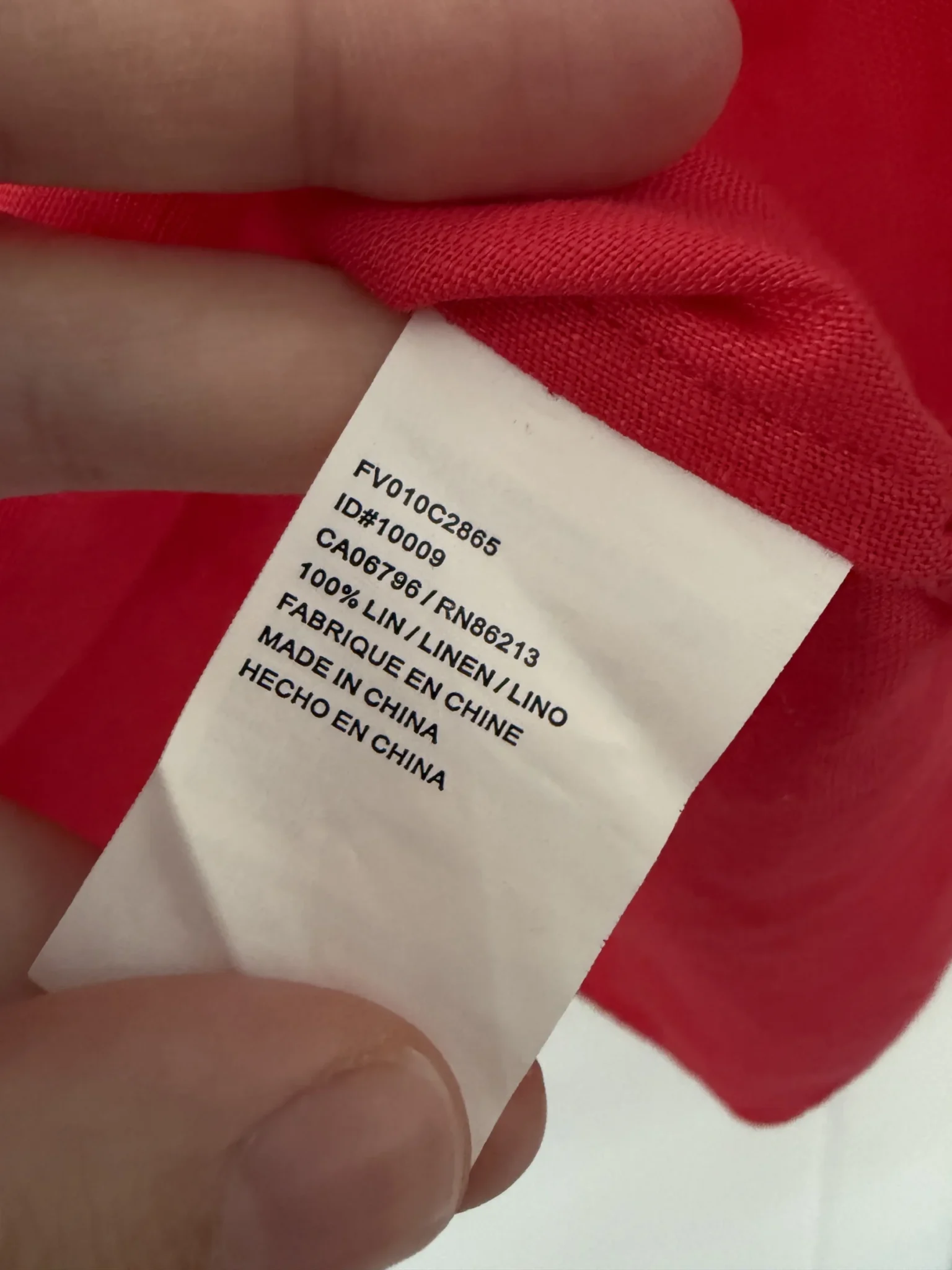 Image for Brand-new 100% linen shirt