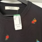Thumbnail for New T-shirt with floral embroidery