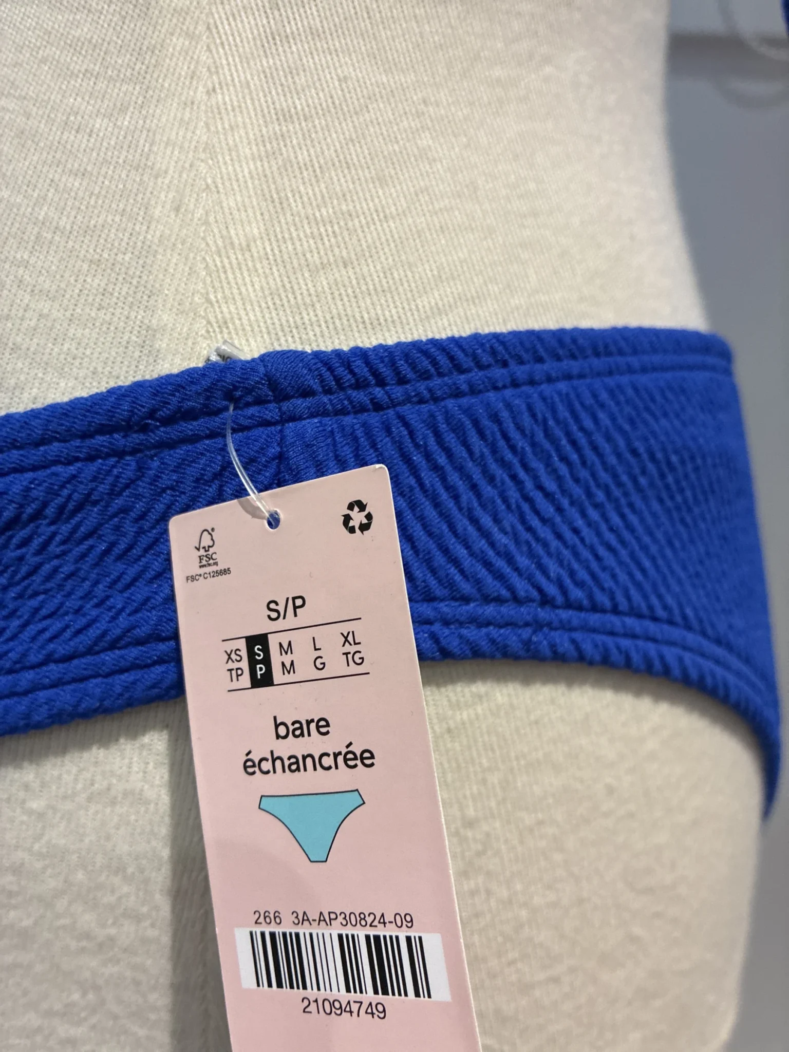 Image for Royal blue bikini