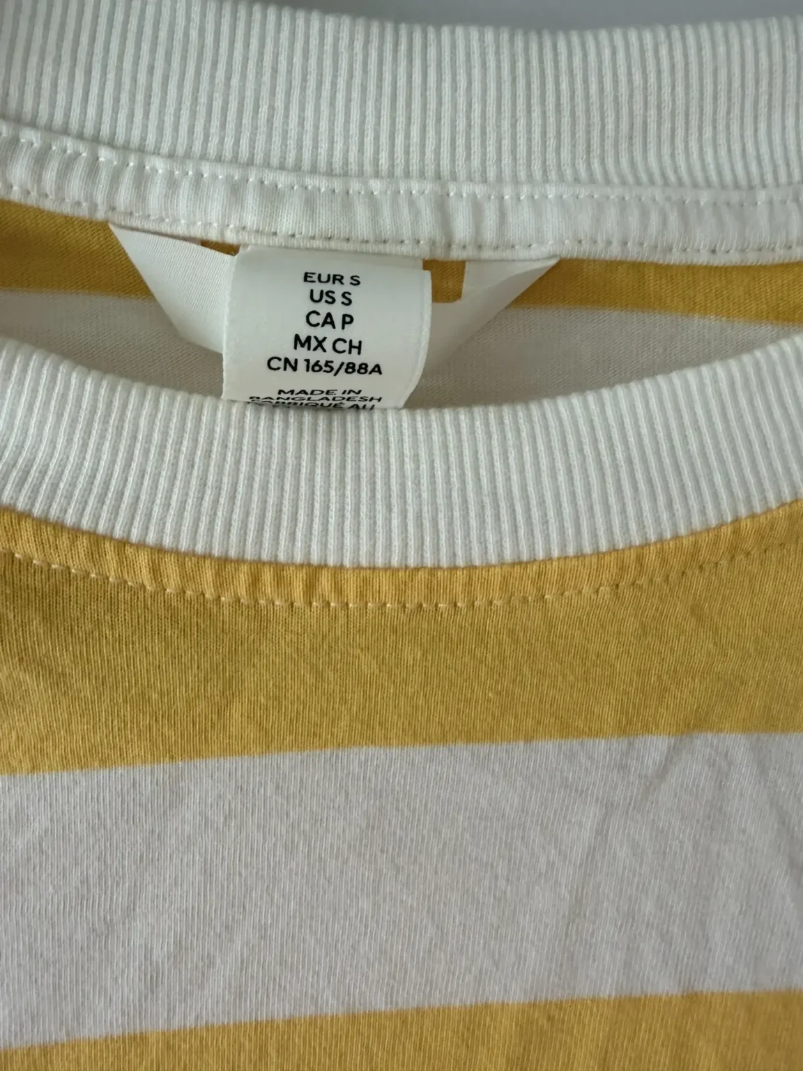 Image for Short-sleeved striped T-shirt