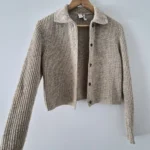 Featured thumbnail for Beige cropped cardigan