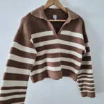 Featured thumbnail for Short-sleeved striped jumper