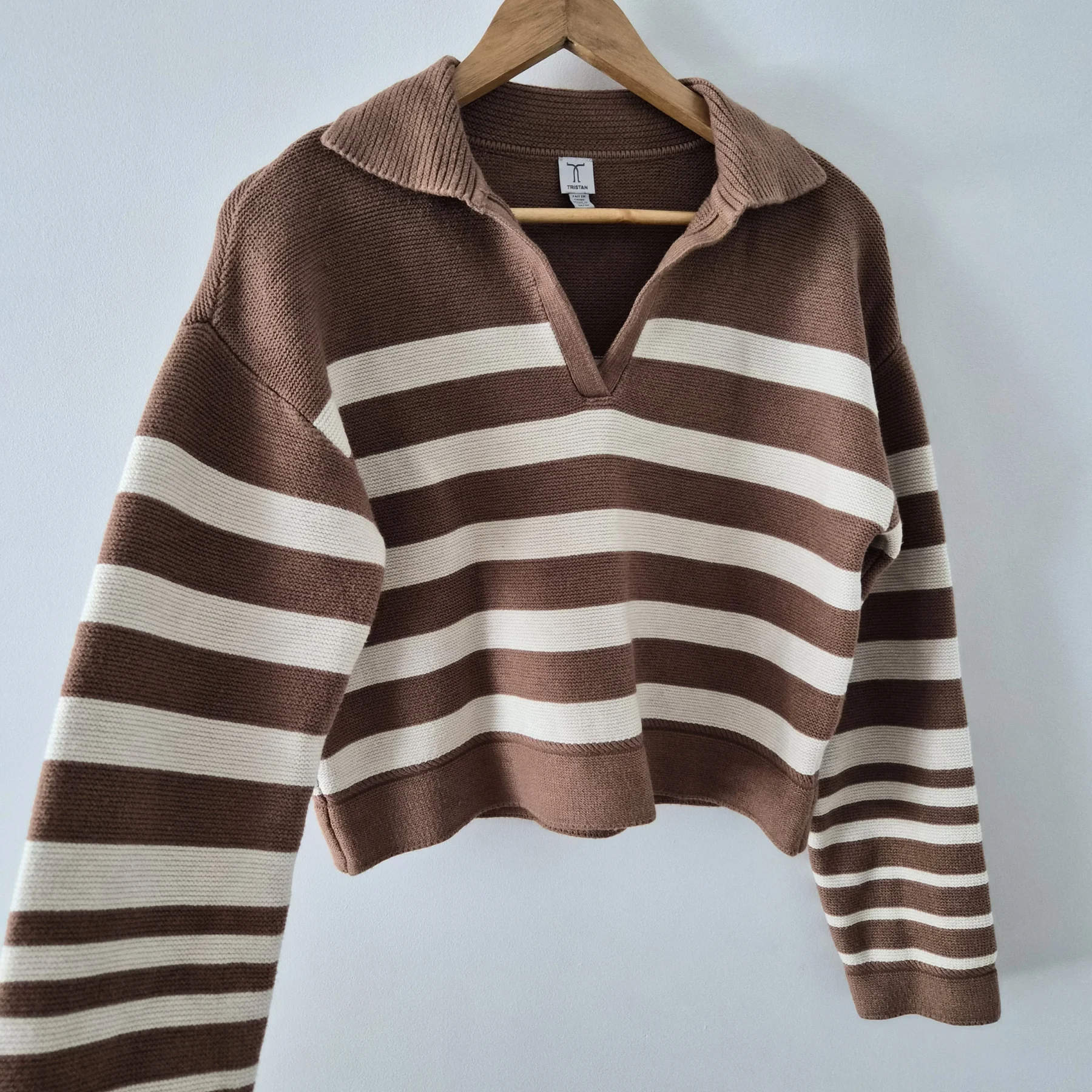 Pull rayé court Tristan seconde main