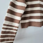 Thumbnail for Short-sleeved striped jumper