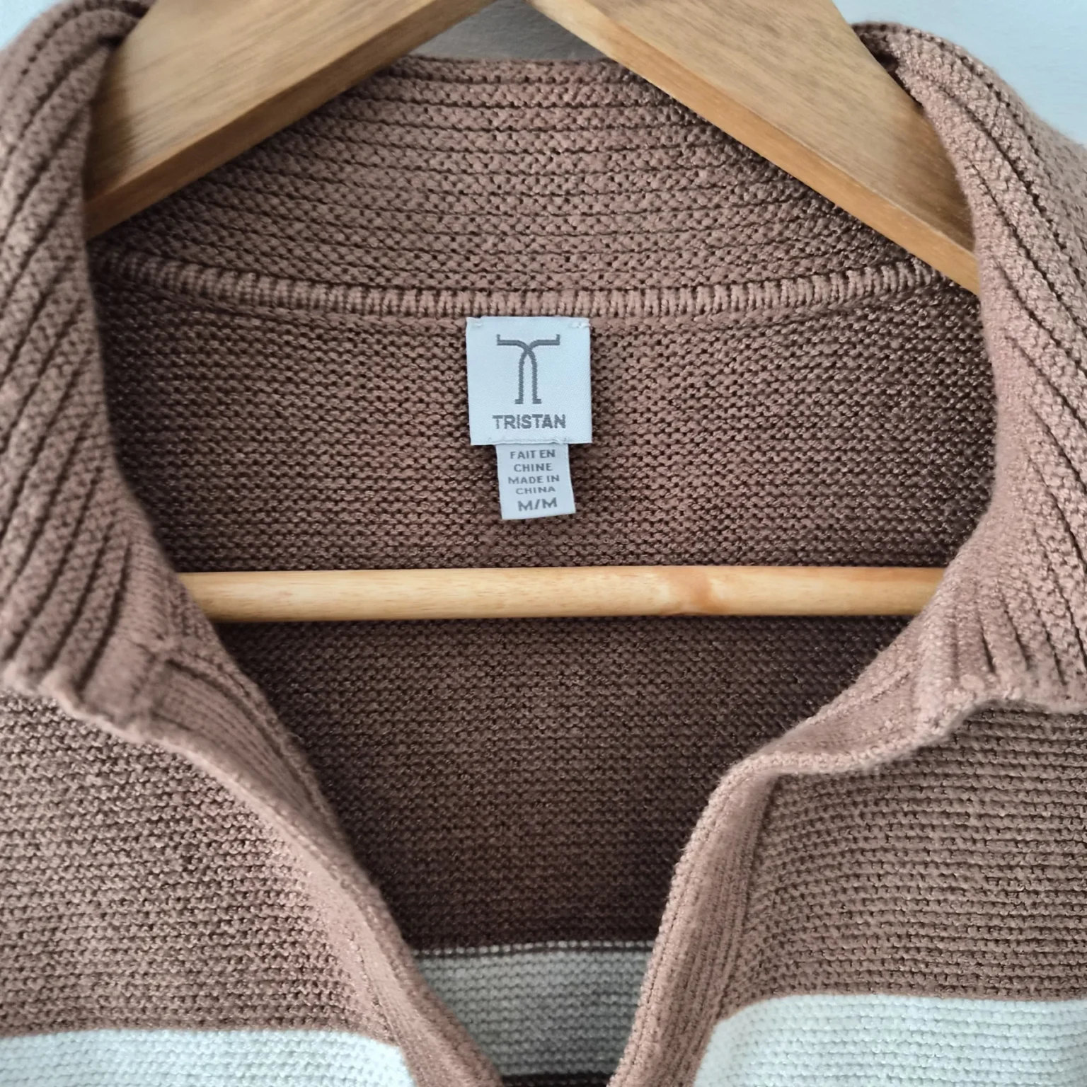 Image for Short-sleeved striped jumper