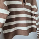 Thumbnail for Short-sleeved striped jumper