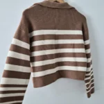 Thumbnail for Short-sleeved striped jumper