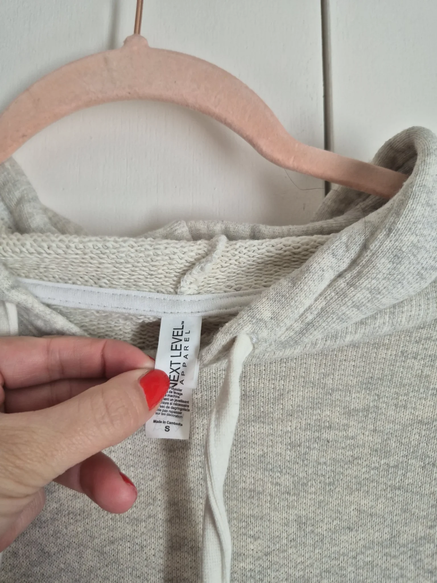 Image for Hoodie gris Small