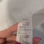 Thumbnail for COS/White cotton shirt, size 10