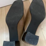 Thumbnail for Jessica Vintage leather heeled mules