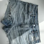 Thumbnail for High-waisted denim shorts