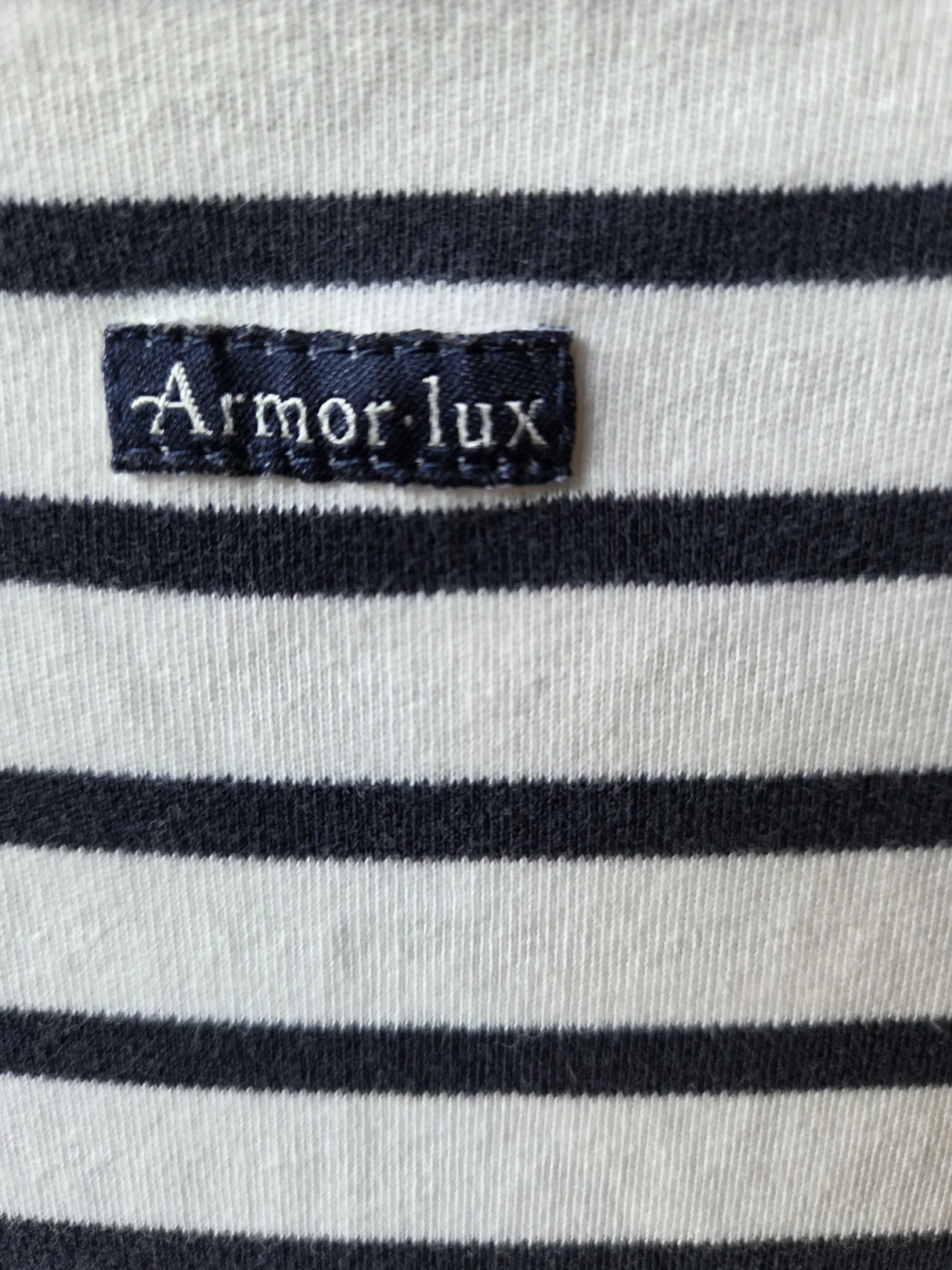 Image for Armor-Lux Robe sans manches à rayures bleues et blanches