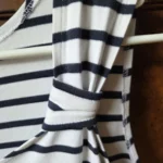 Thumbnail for Armor-Lux Robe sans manches à rayures bleues et blanches