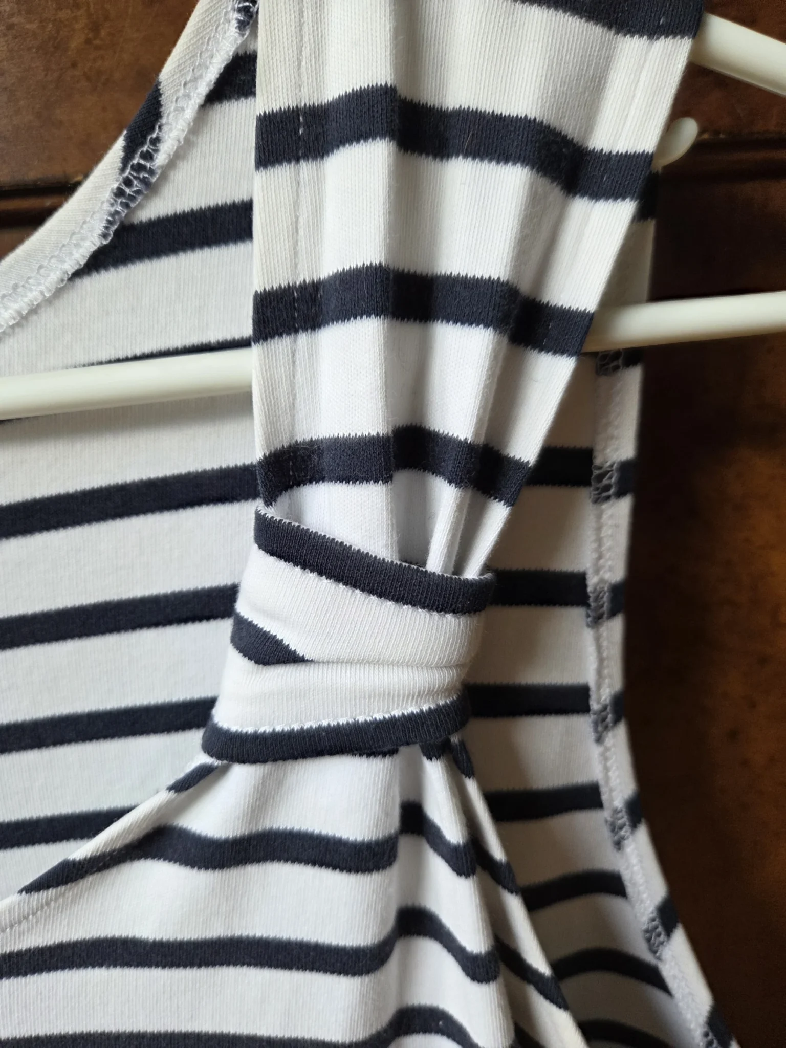 Image for Armor-Lux Robe sans manches à rayures bleues et blanches