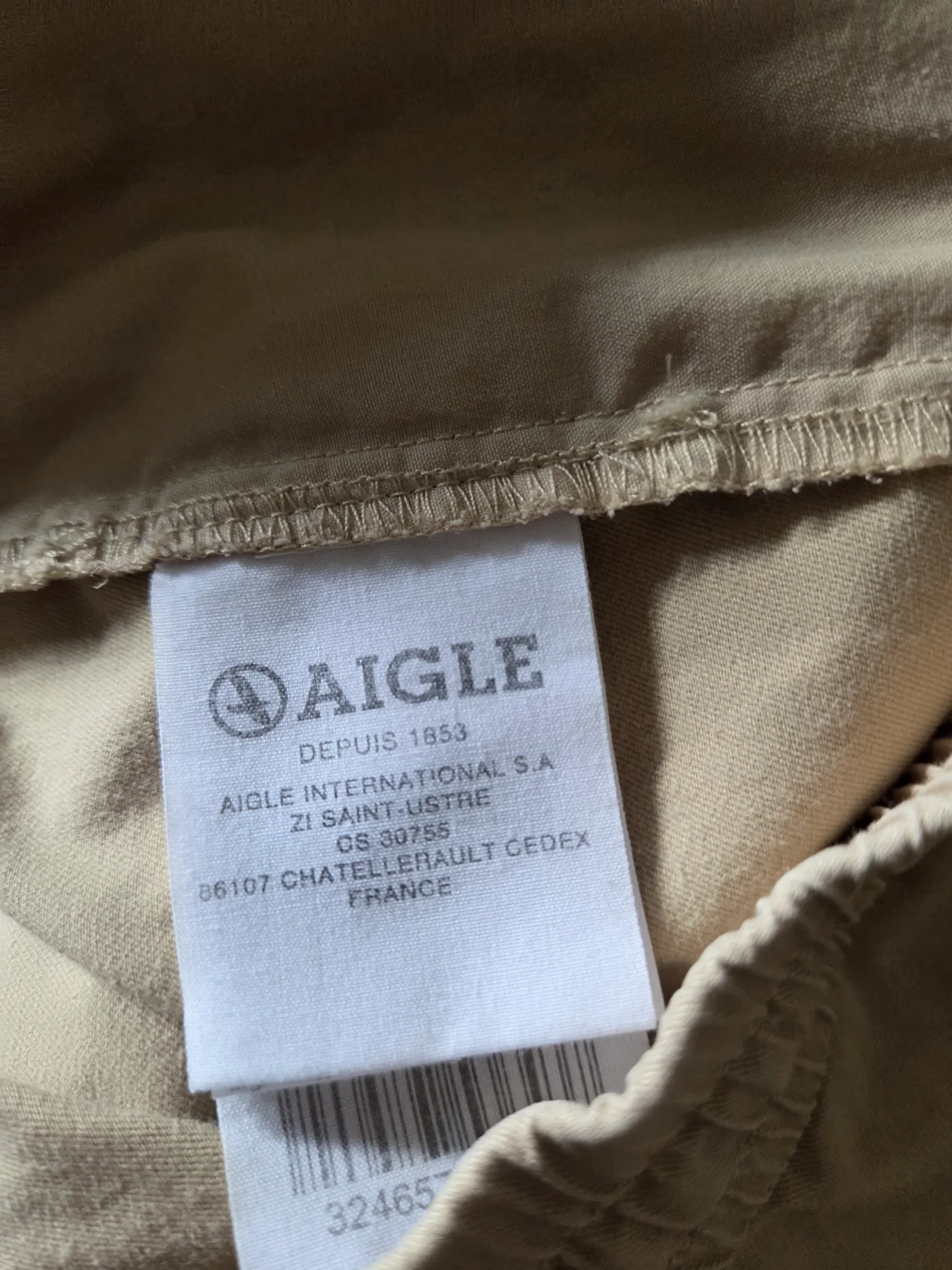 Image for AIGLE-Superber Pantalon coloris sable
