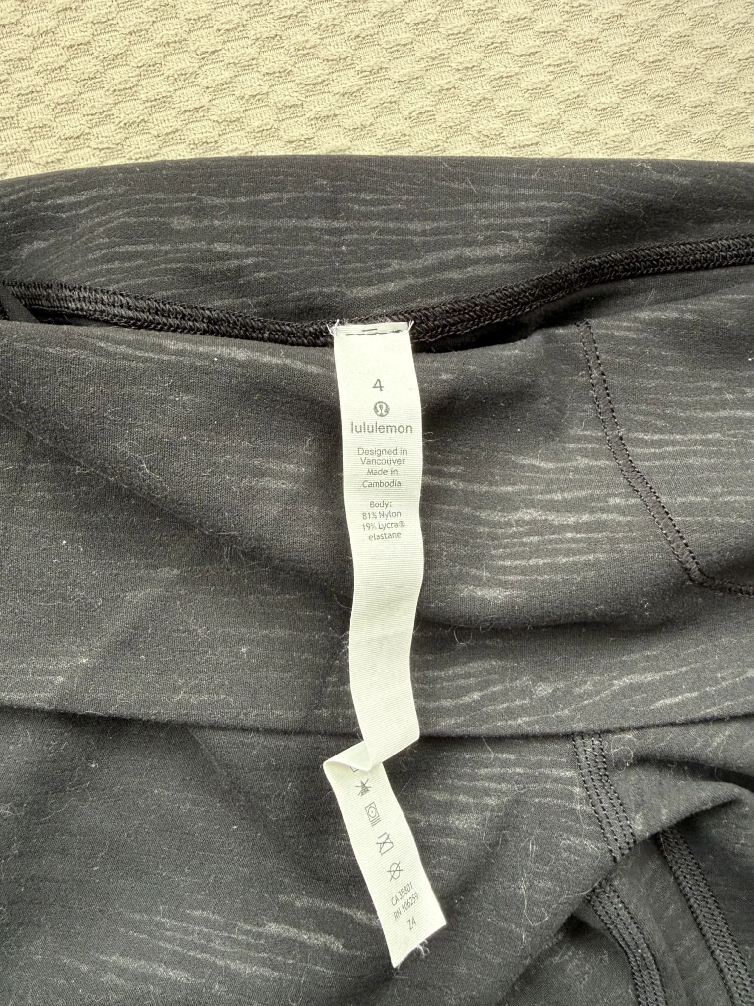 Image for Lululemon 3/4-length leggings