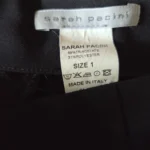 Thumbnail for Stunning black wide-leg trousers by Sarah Pacini