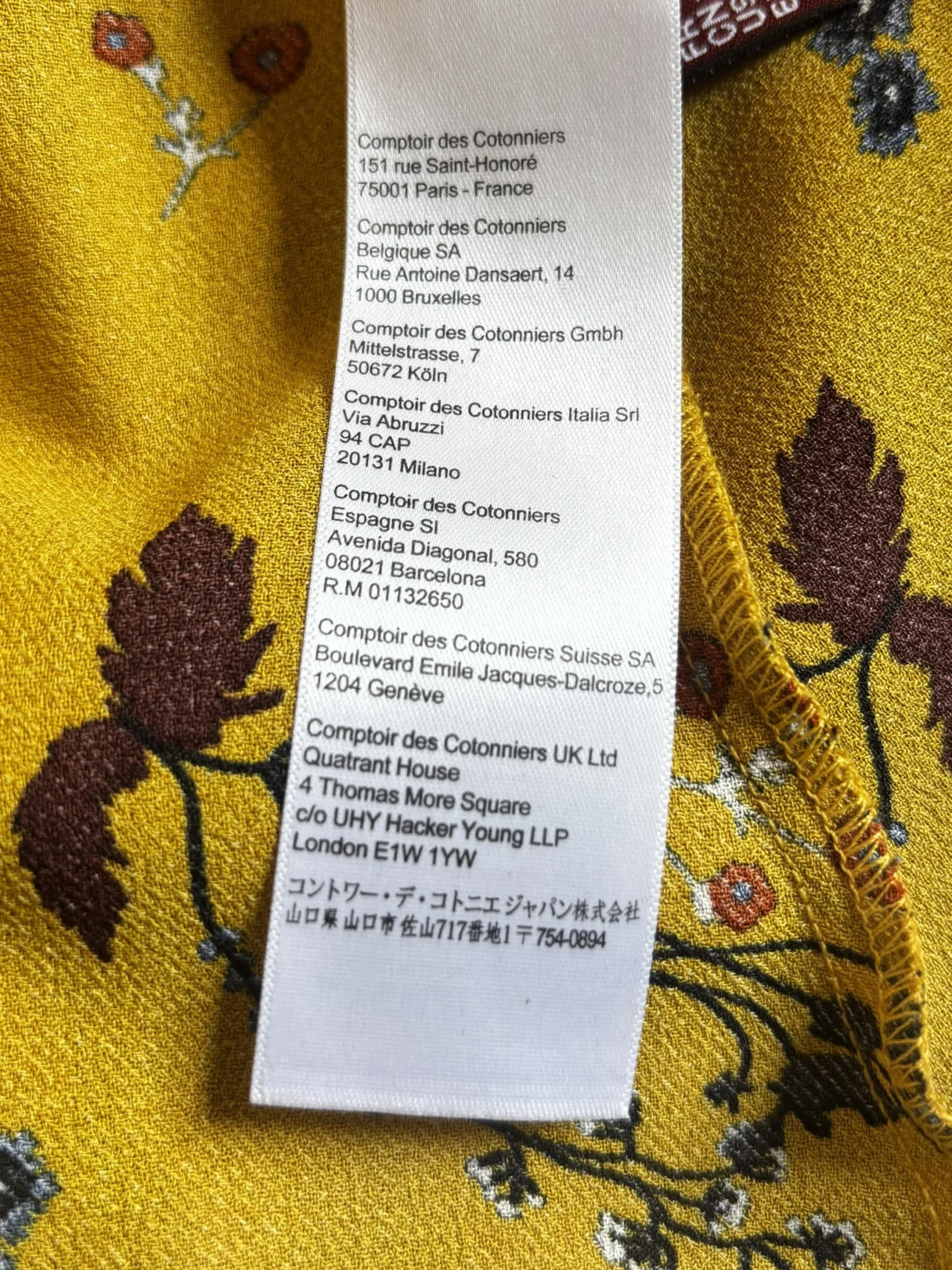 Image for ♥️Robe- chemise COMPTOIR DES COTONNIERS
