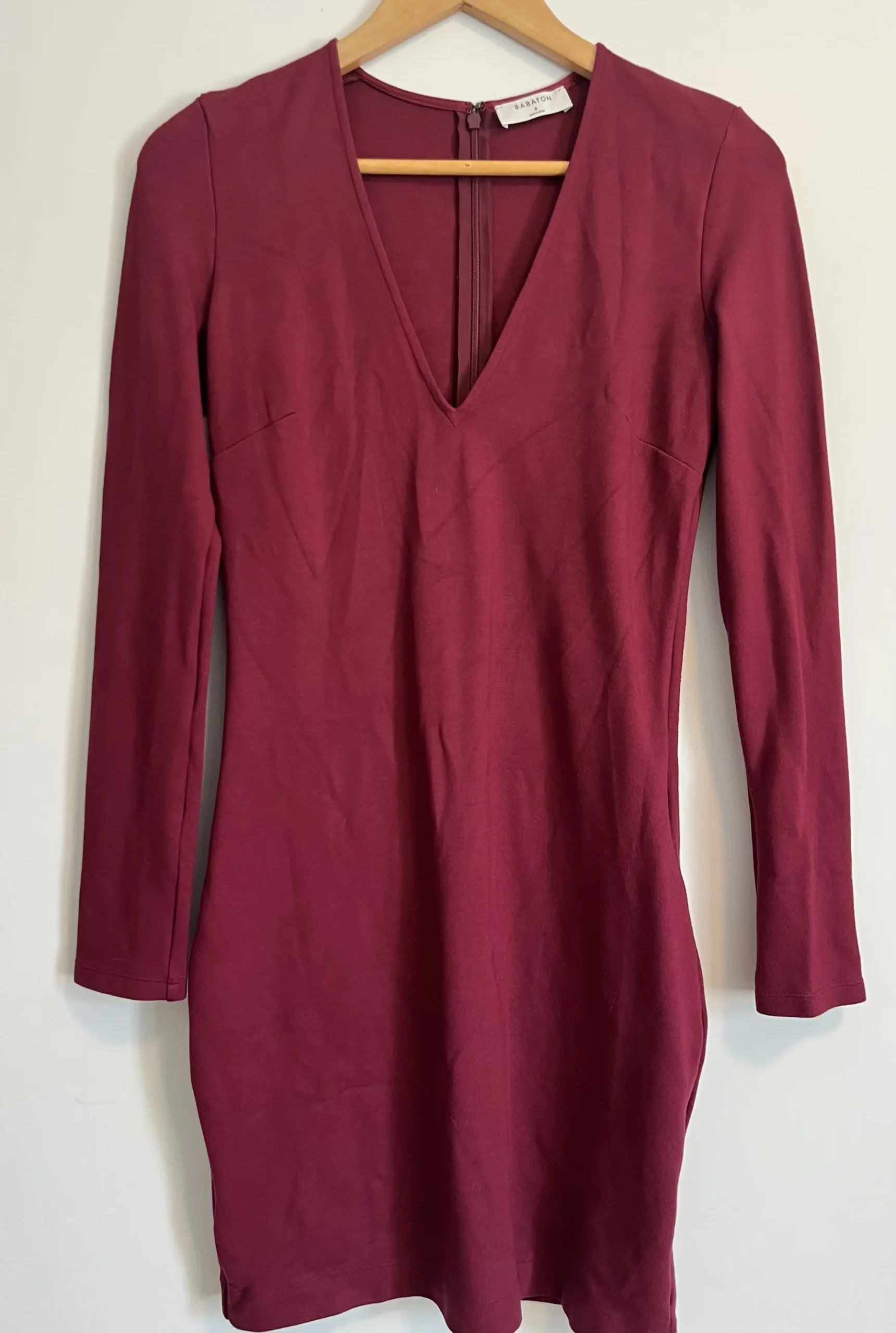 Robe moulante bourgogne Aritzia Aritzia seconde main