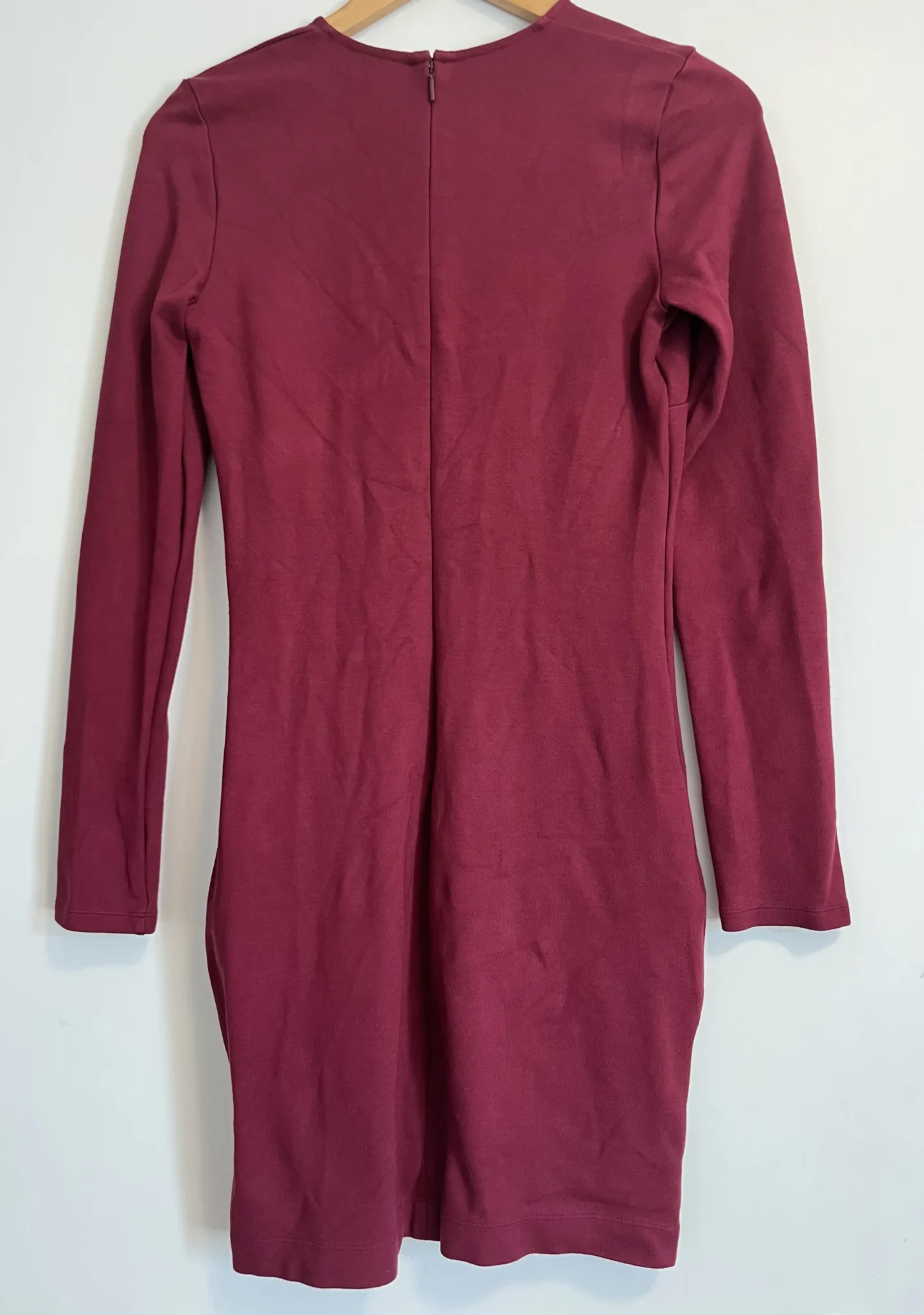 Image for Babaton burgundy bodycon dress