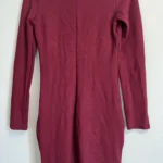 Thumbnail for Babaton burgundy bodycon dress