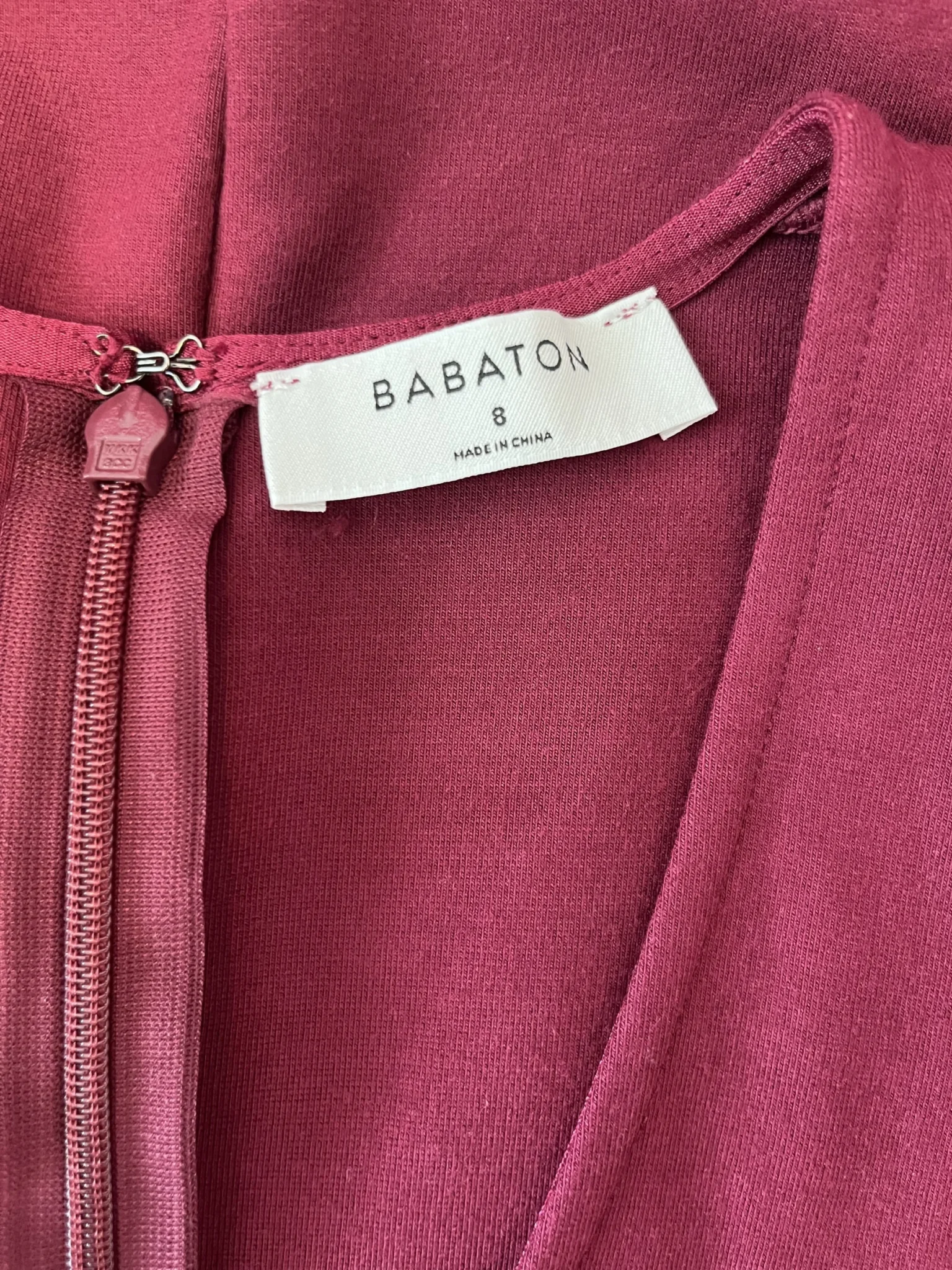 Image for Babaton burgundy bodycon dress