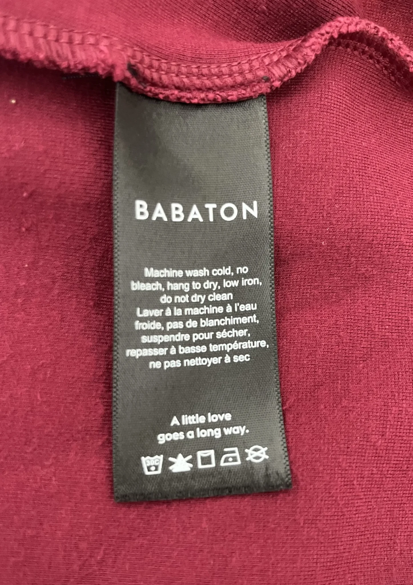 Image for Babaton burgundy bodycon dress