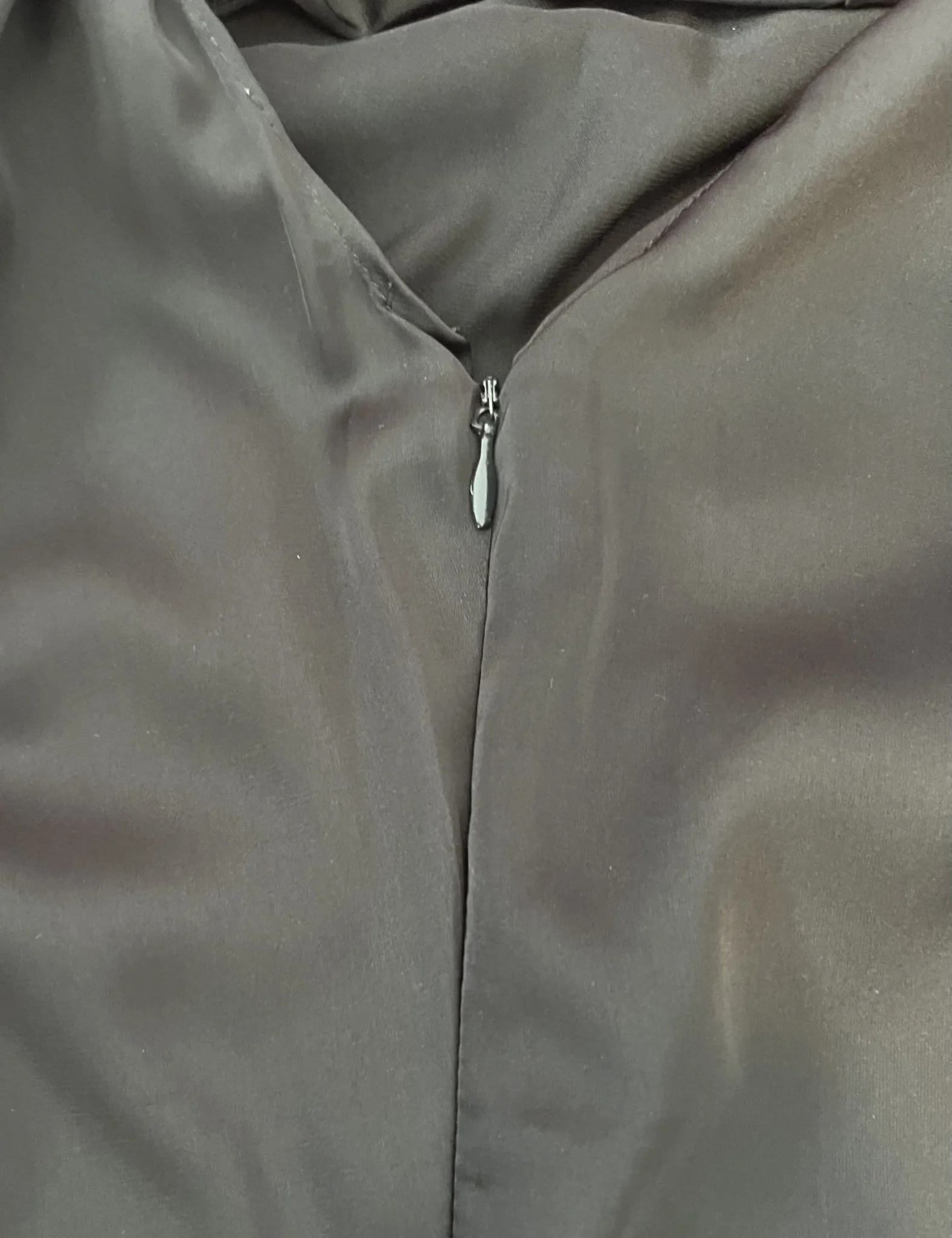 Image for Black silk Calvin Klein dress