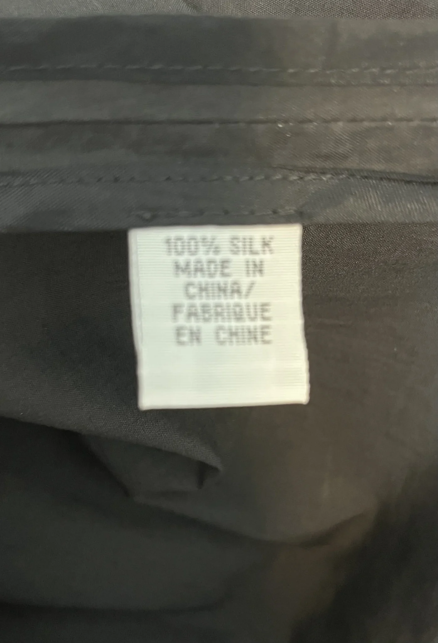 Image for Black silk Calvin Klein dress