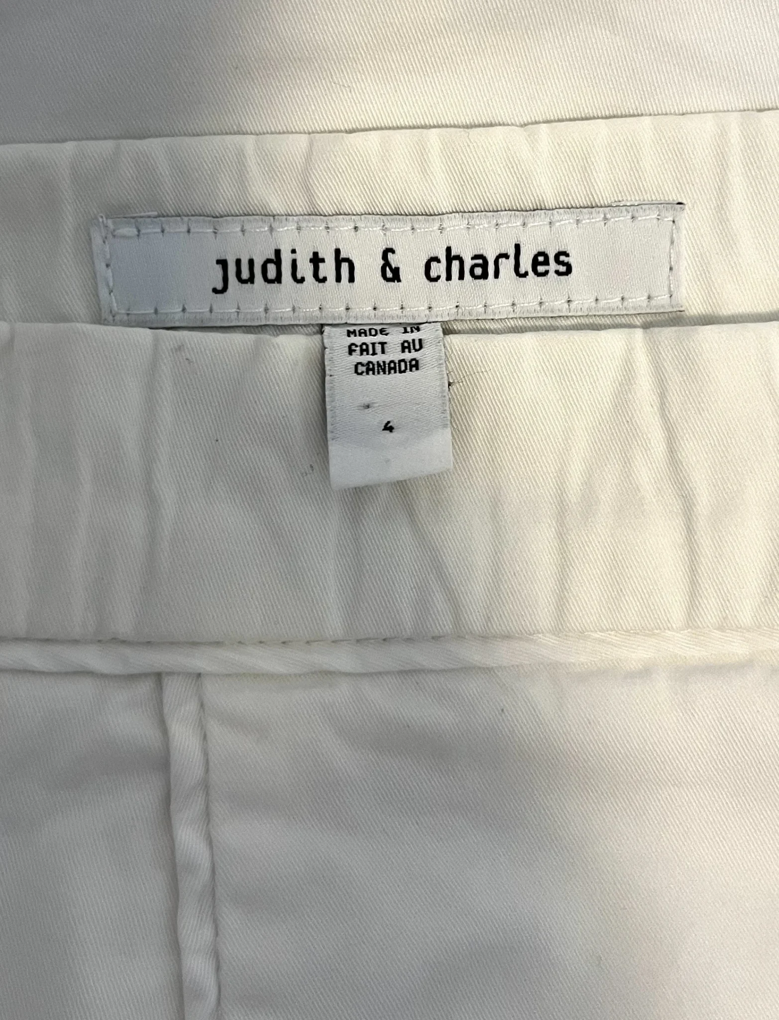 Image for Judith and Charles white summer skirt