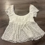 Thumbnail for White babydoll top