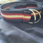 Thumbnail for Pantalon marine avec ceinture