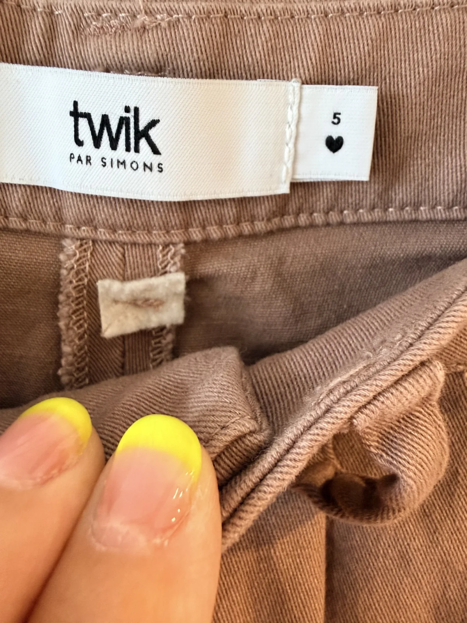 Image for Pantalon taille haute