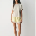 Featured thumbnail for Artzia Whimsy shorts in lemonade yellow with lace