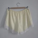 Thumbnail for Artzia Whimsy shorts in lemonade yellow with lace